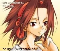 Pers preferat - Yoh.Pt ca m-a cazut mie cu tronc:))Au fost scene - shaman king